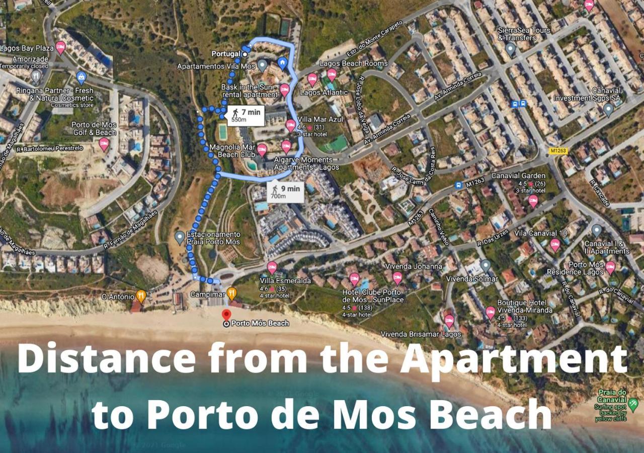 Spacious Apartment Near Porto De Mos Beach, Lagos. מראה חיצוני תמונה