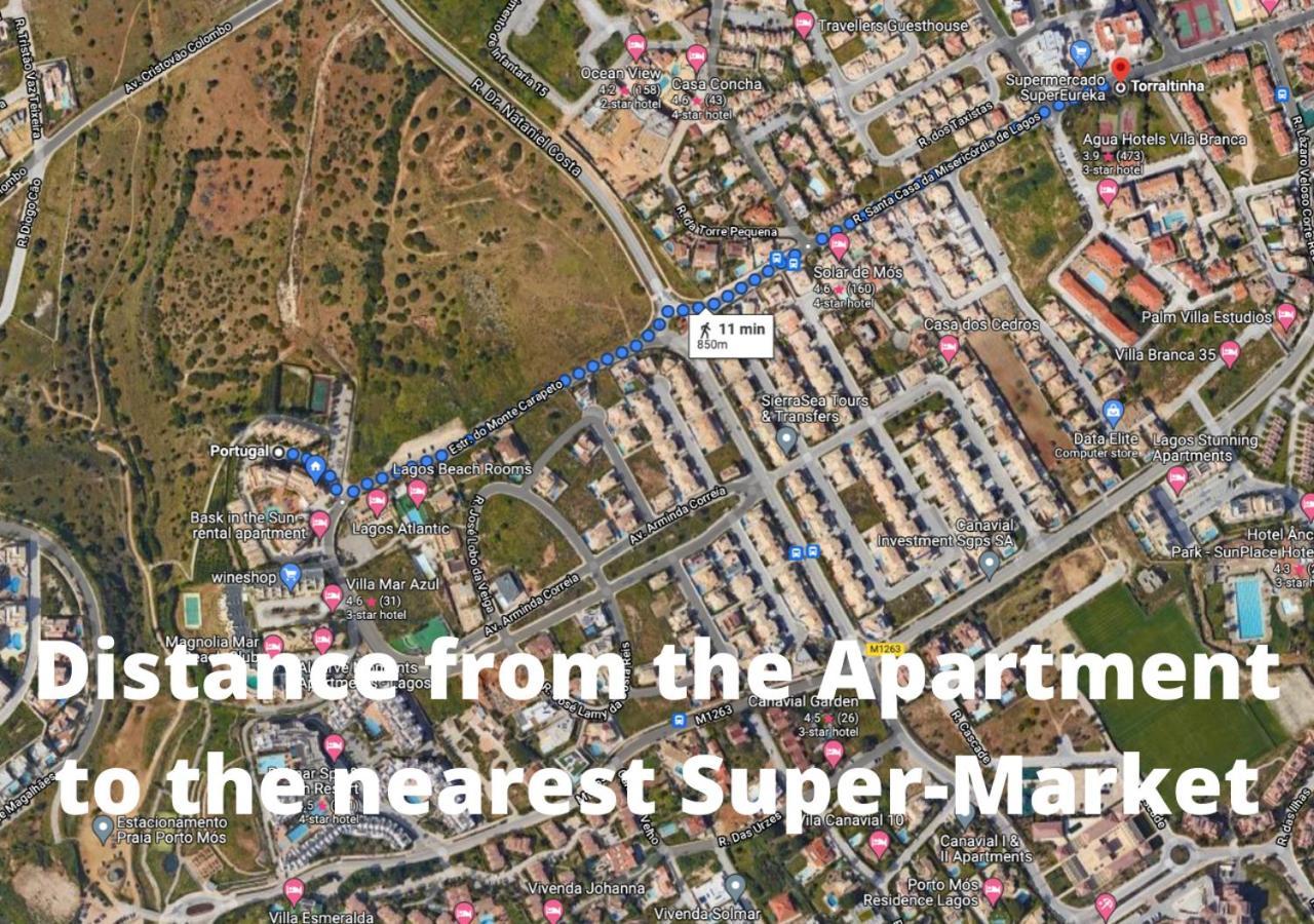 Spacious Apartment Near Porto De Mos Beach, Lagos. מראה חיצוני תמונה